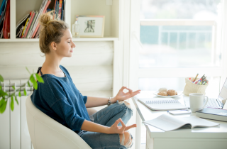 work from home self care